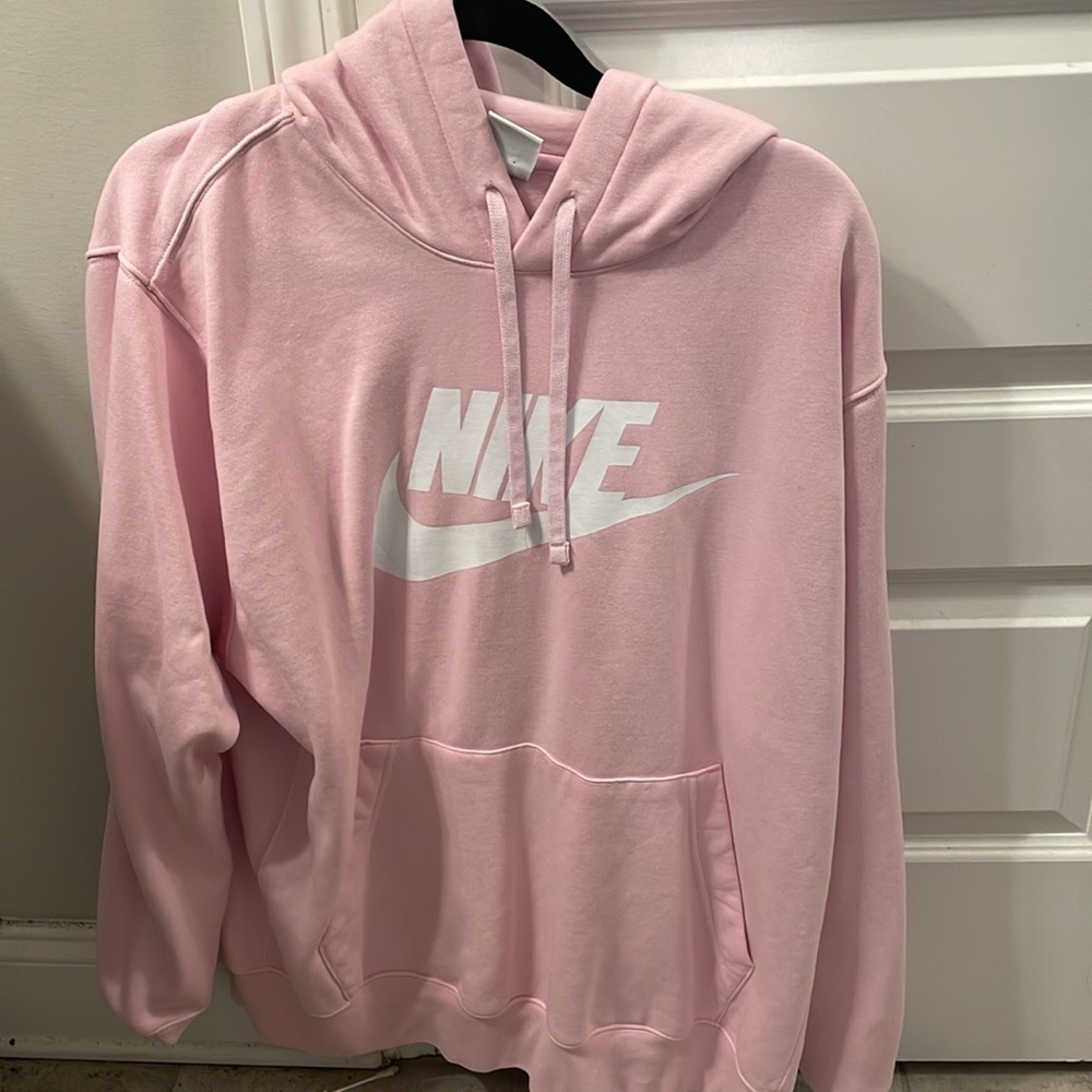 pink nike hoodie
